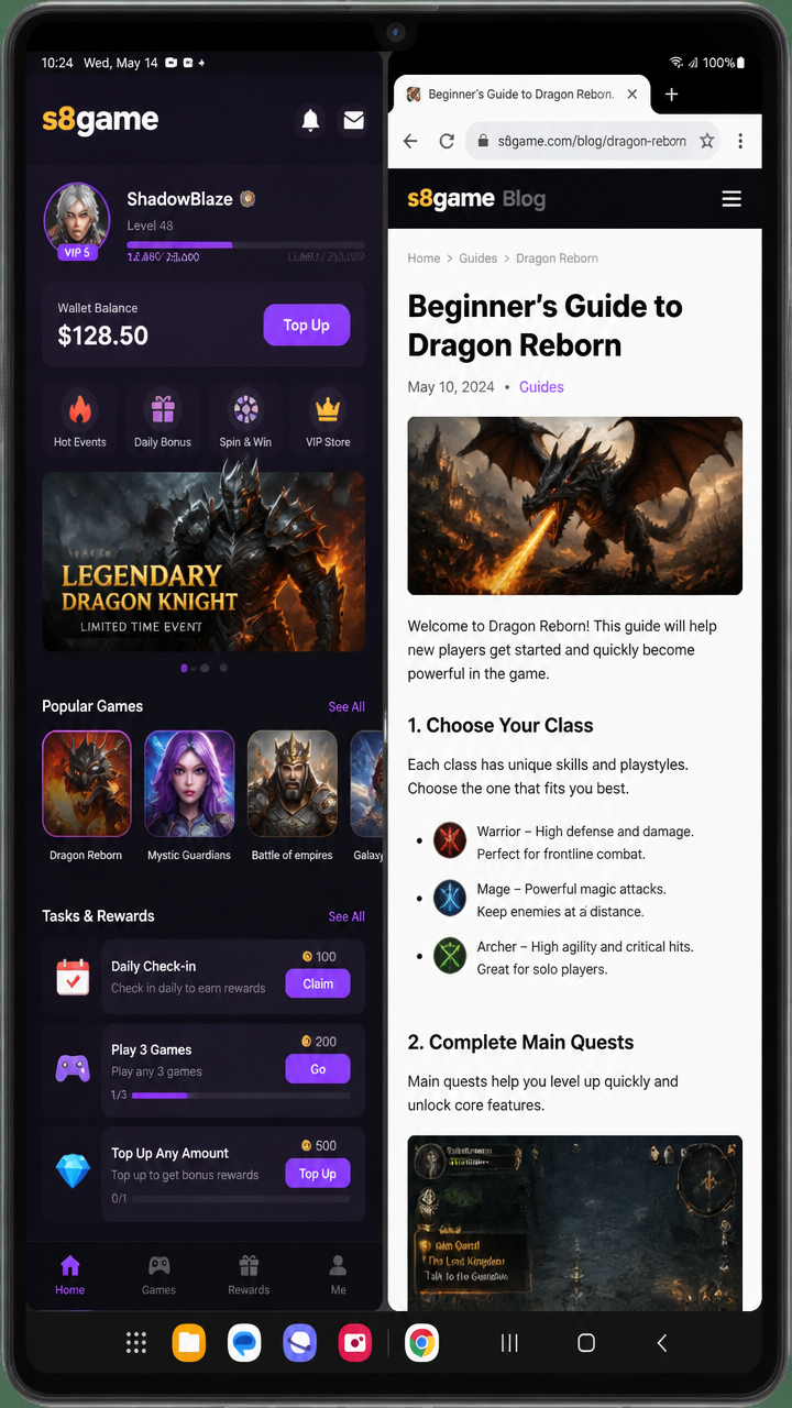 s8game screenshot