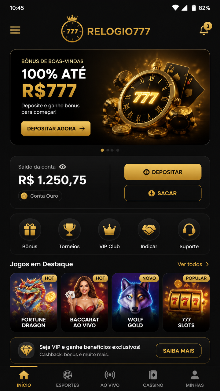 relogio777 screenshot