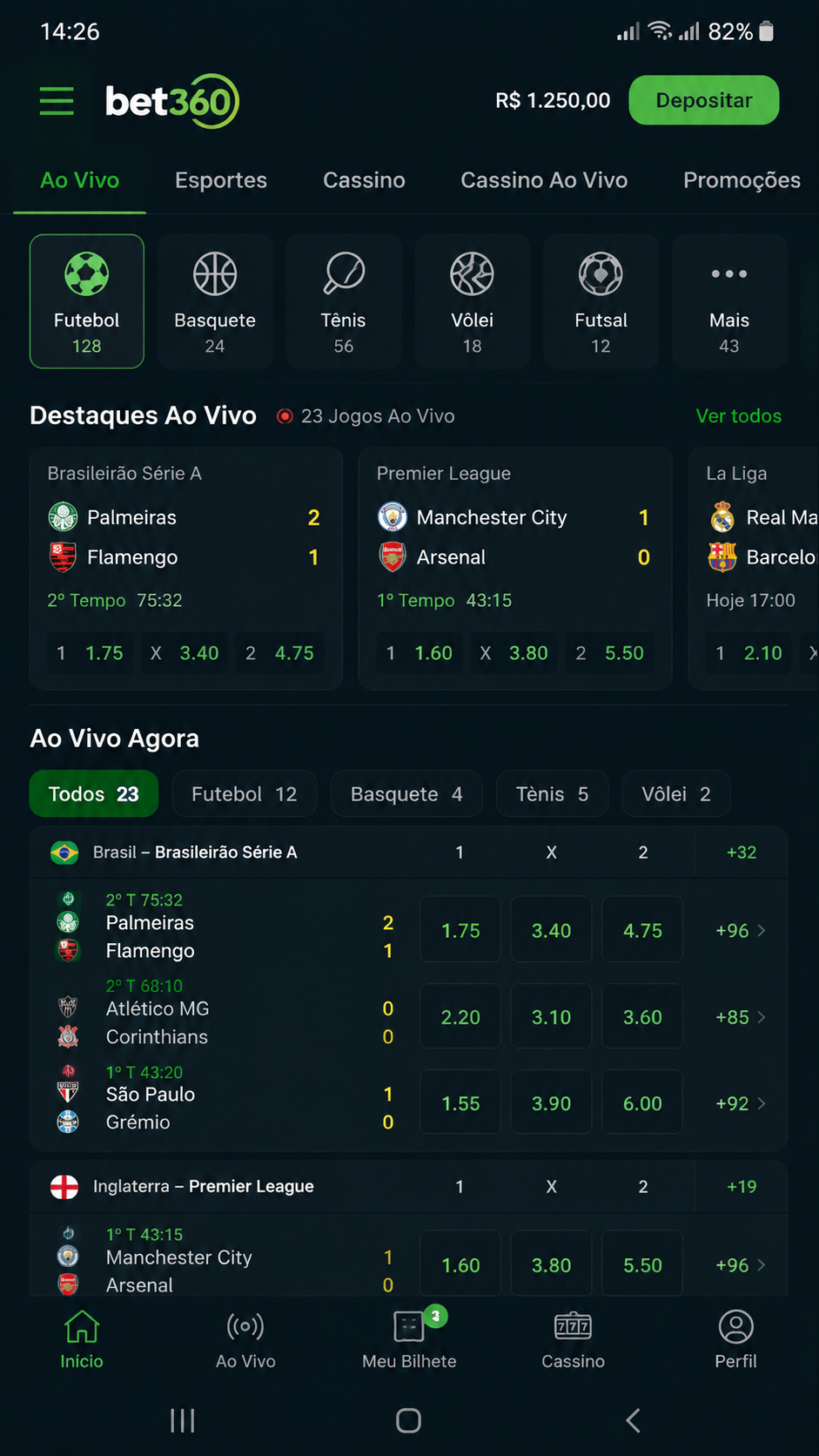 bet360 screenshot