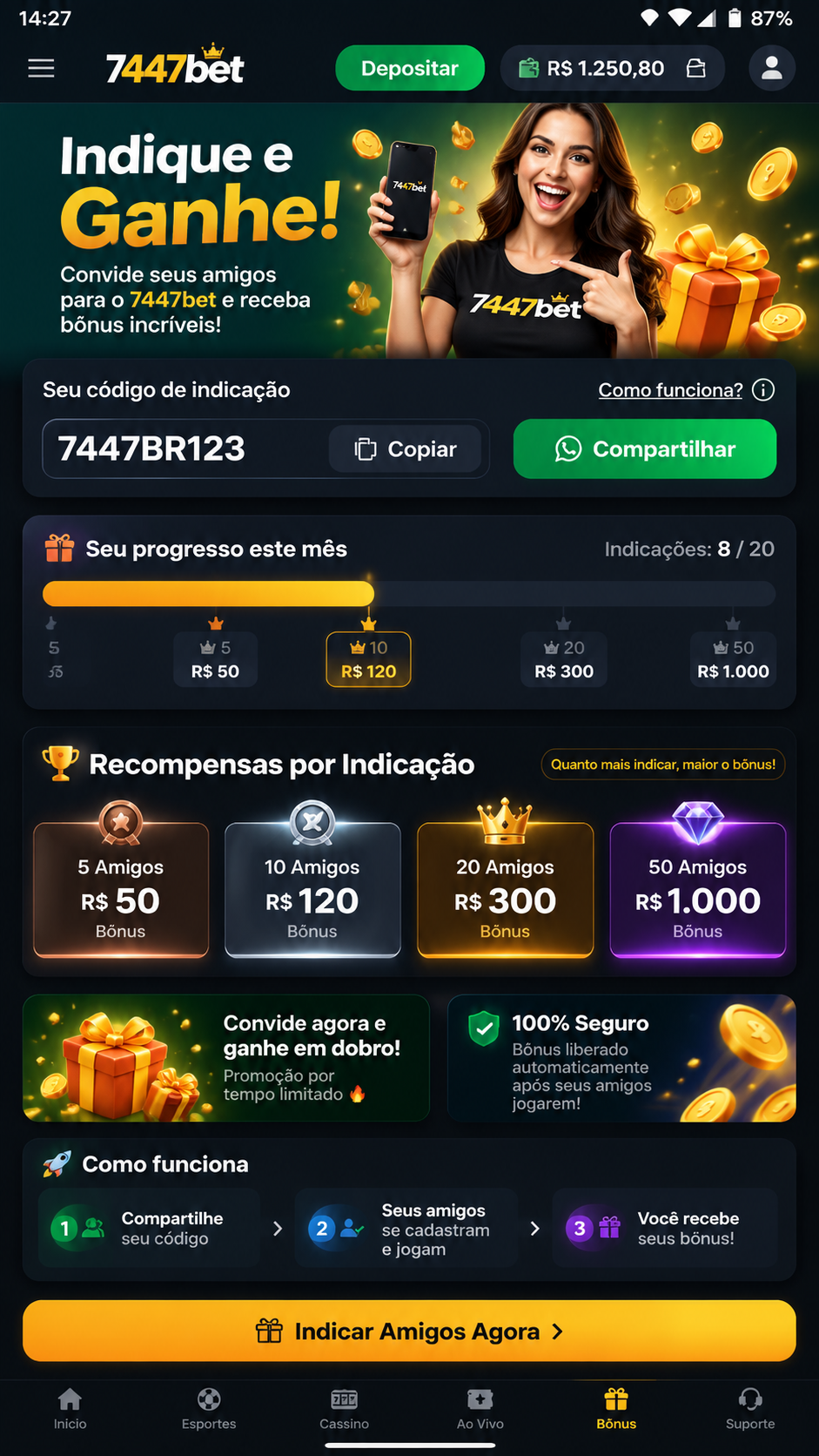 7447bet screenshot