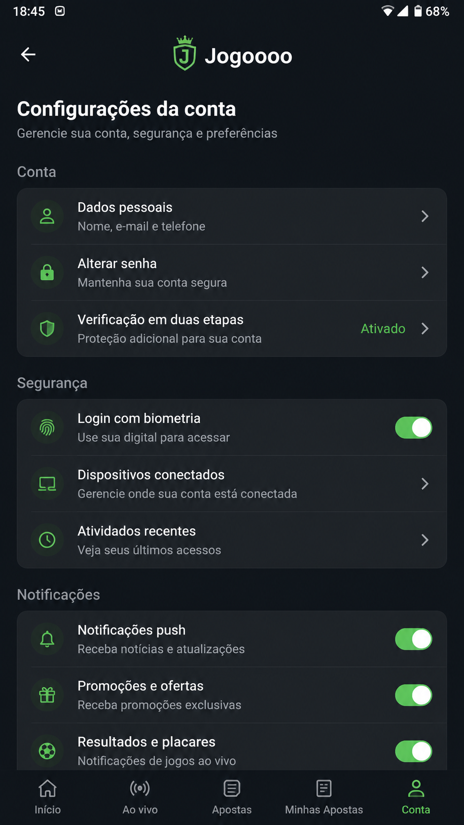 Jogoooo screenshot