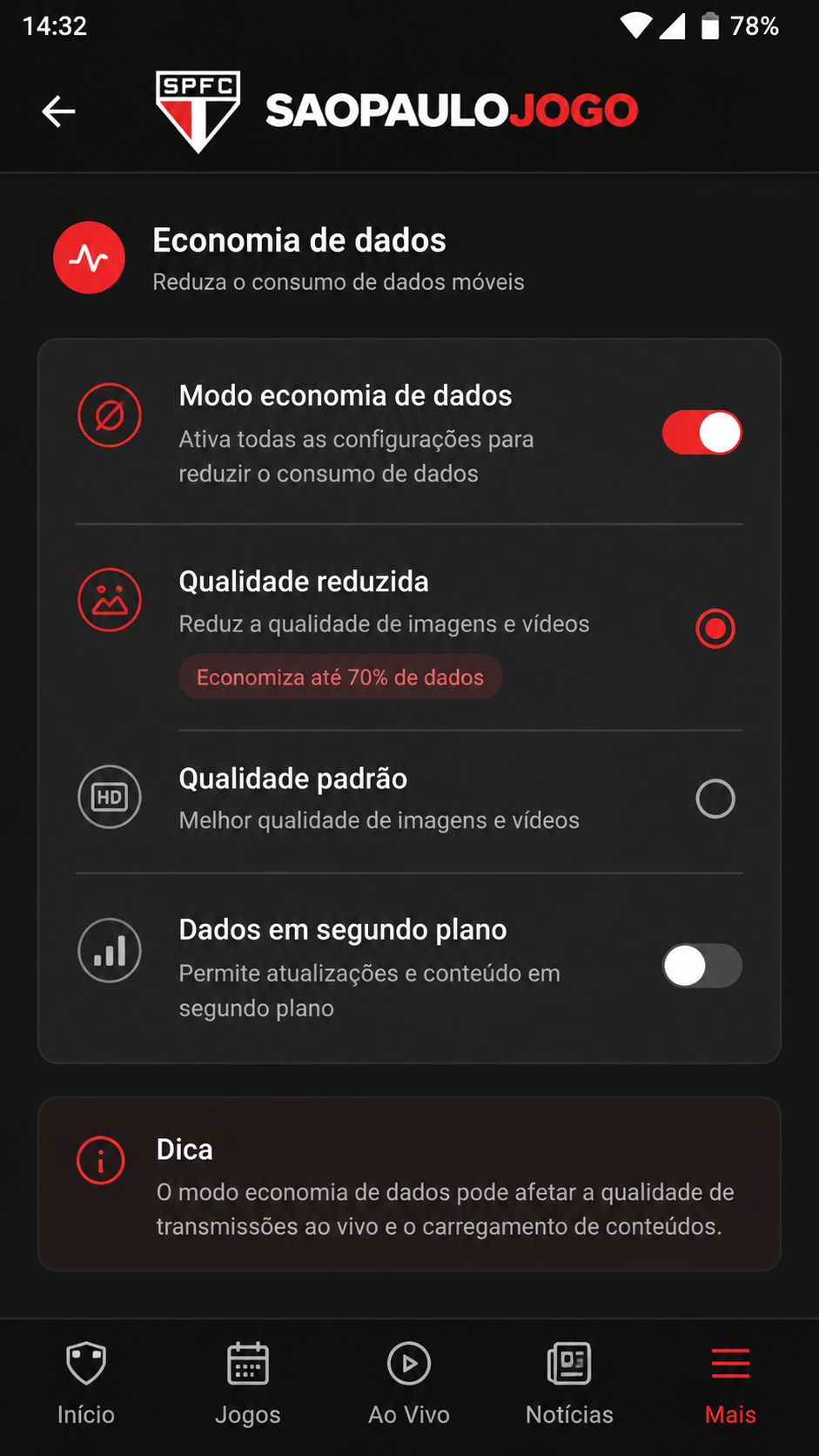 saopaulojogo screenshot