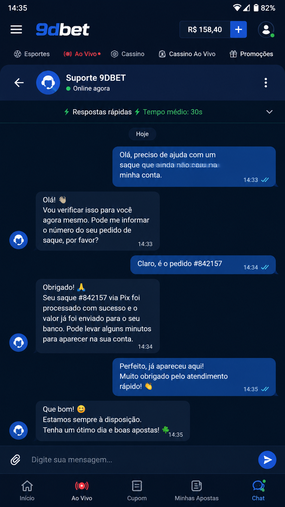 9dbet screenshot