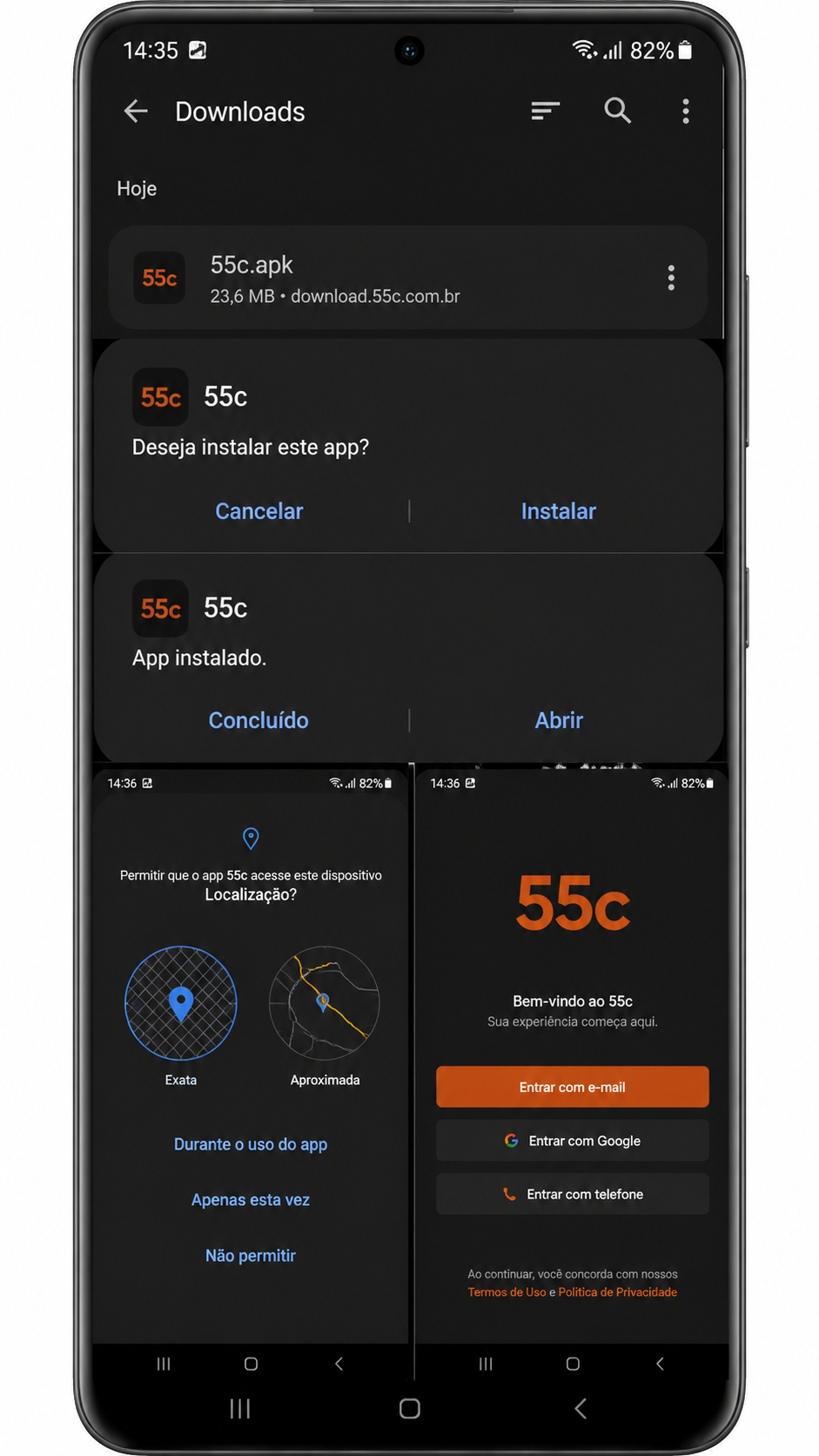 55c screenshot