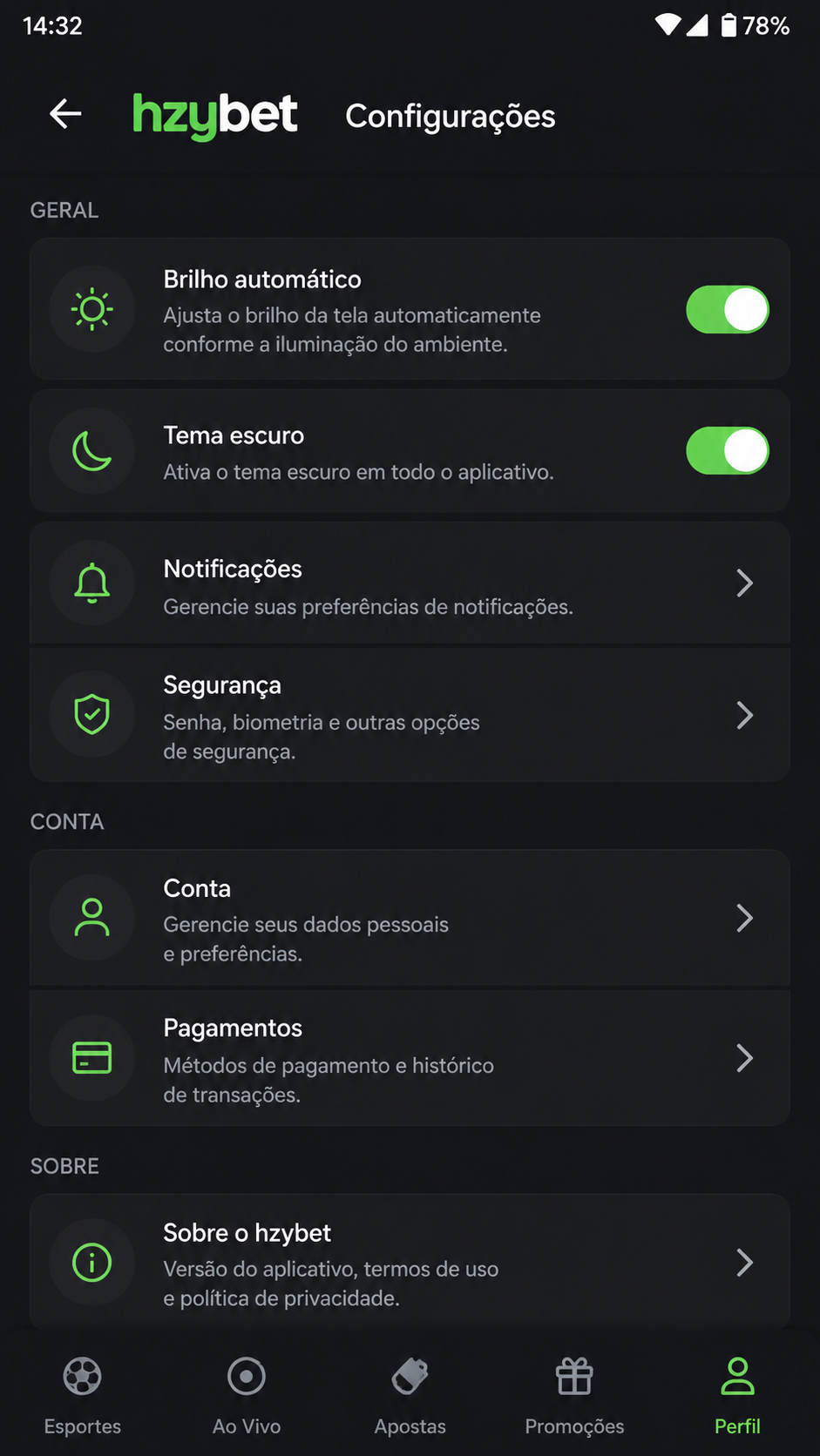 hzybet screenshot