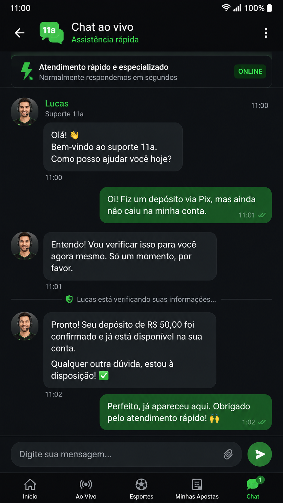 11a screenshot