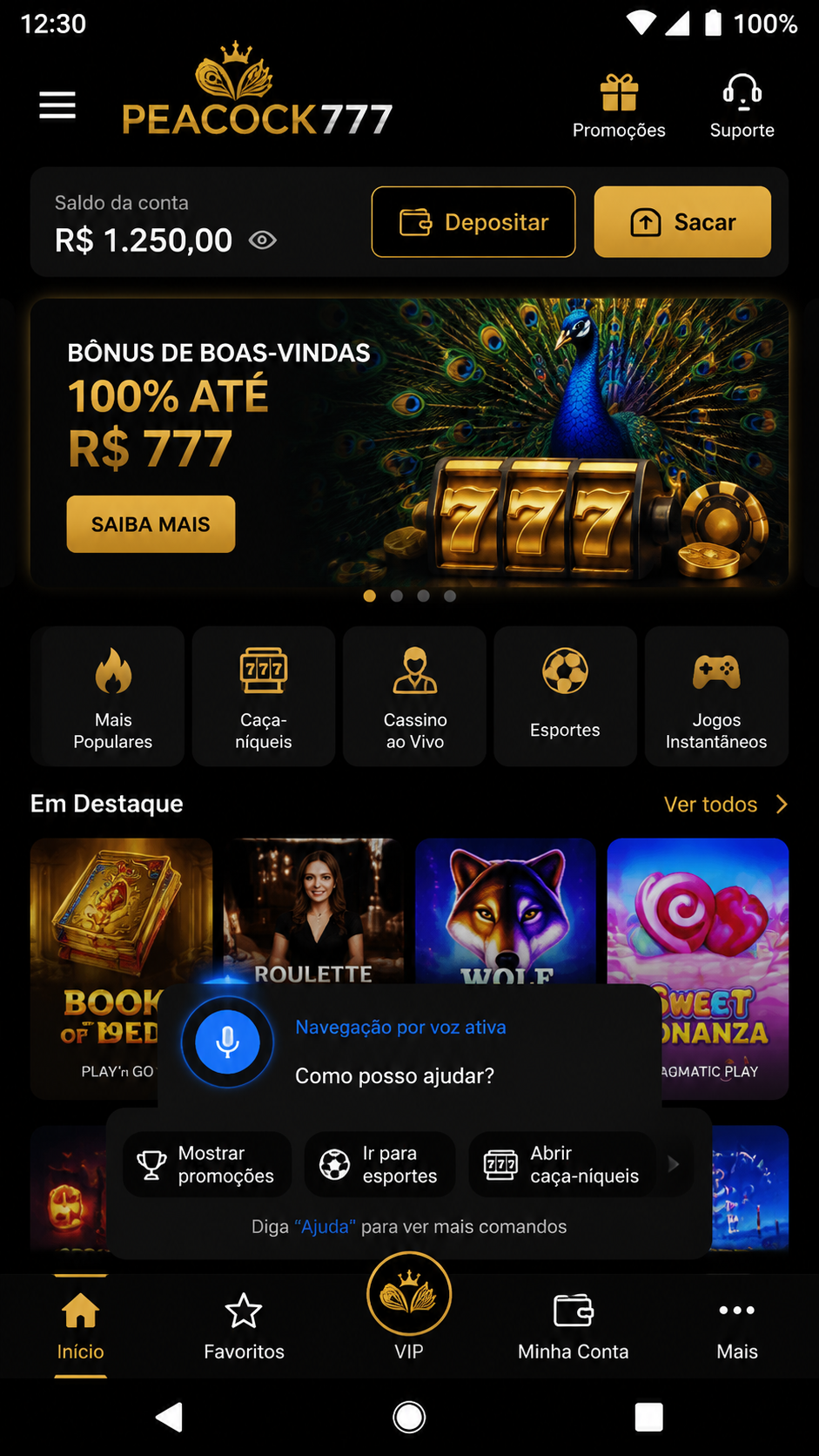 peacock777 screenshot