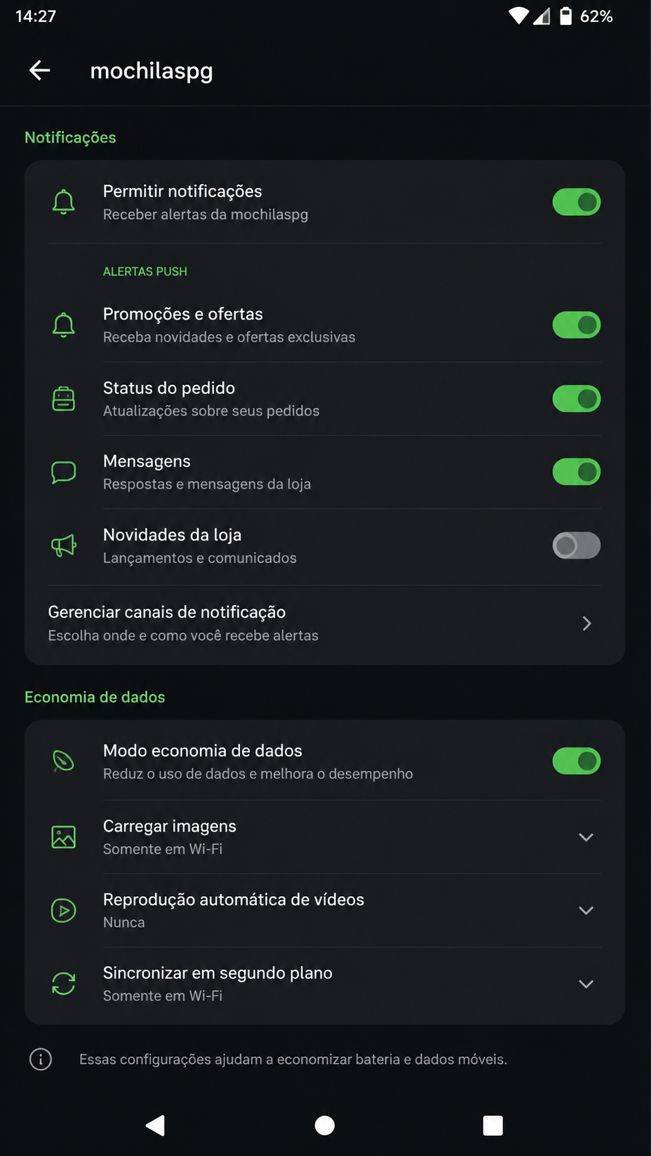 mochilaspg screenshot