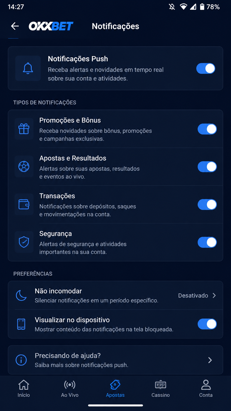 OKXBET screenshot
