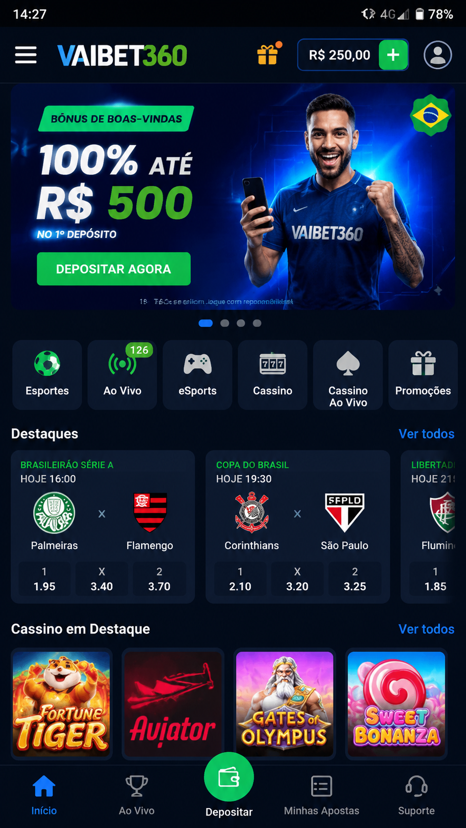 Vaibet360 screenshot
