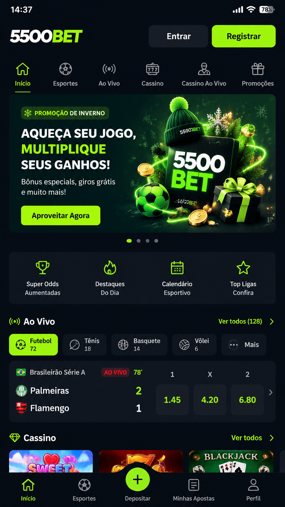 5500bet screenshot