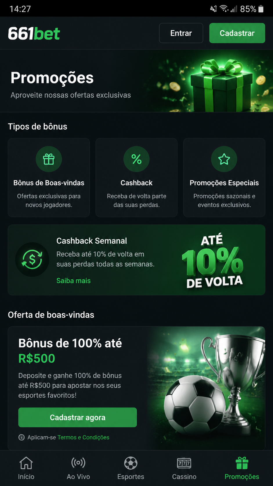 661bet screenshot