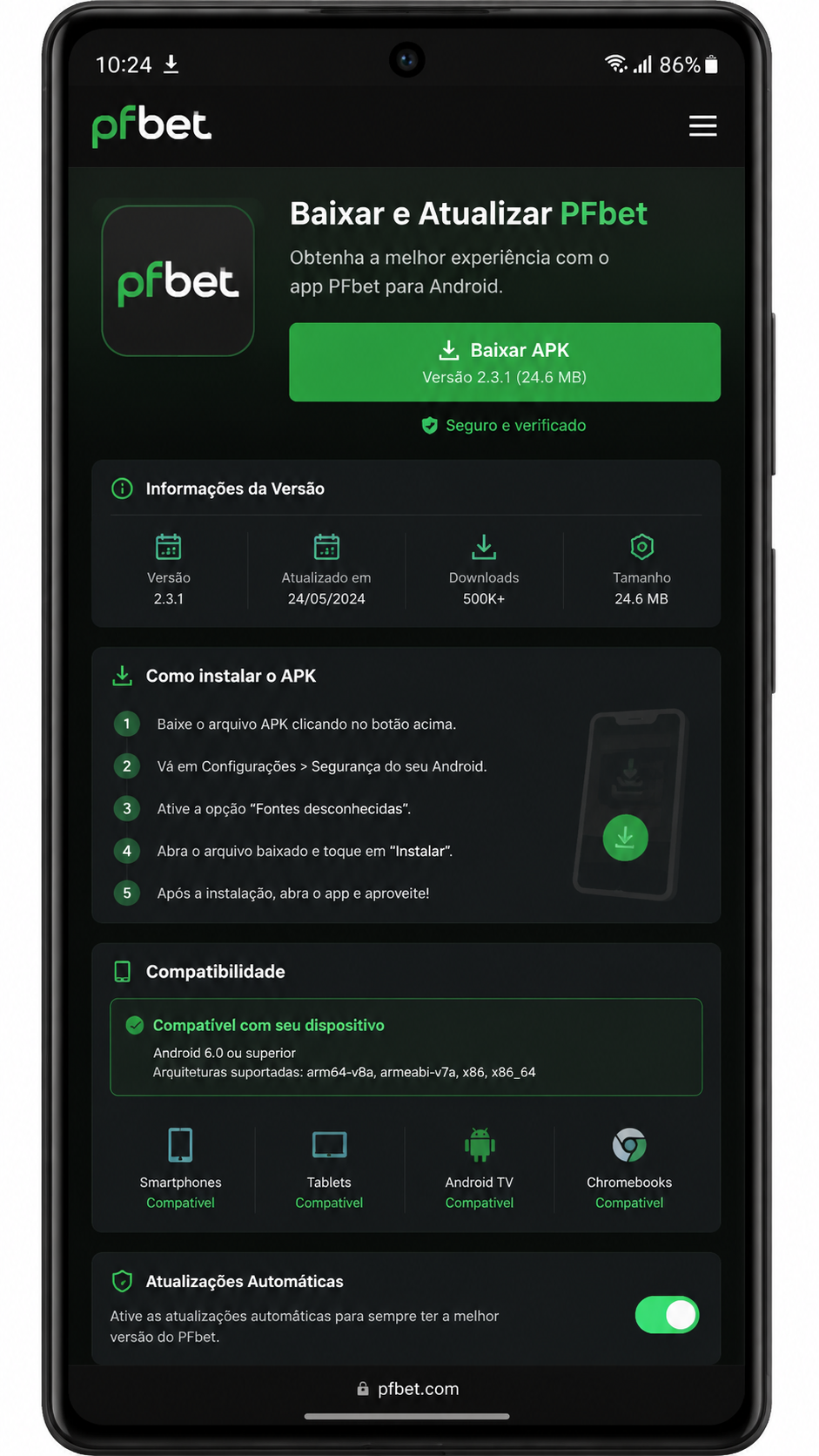 pfbet screenshot