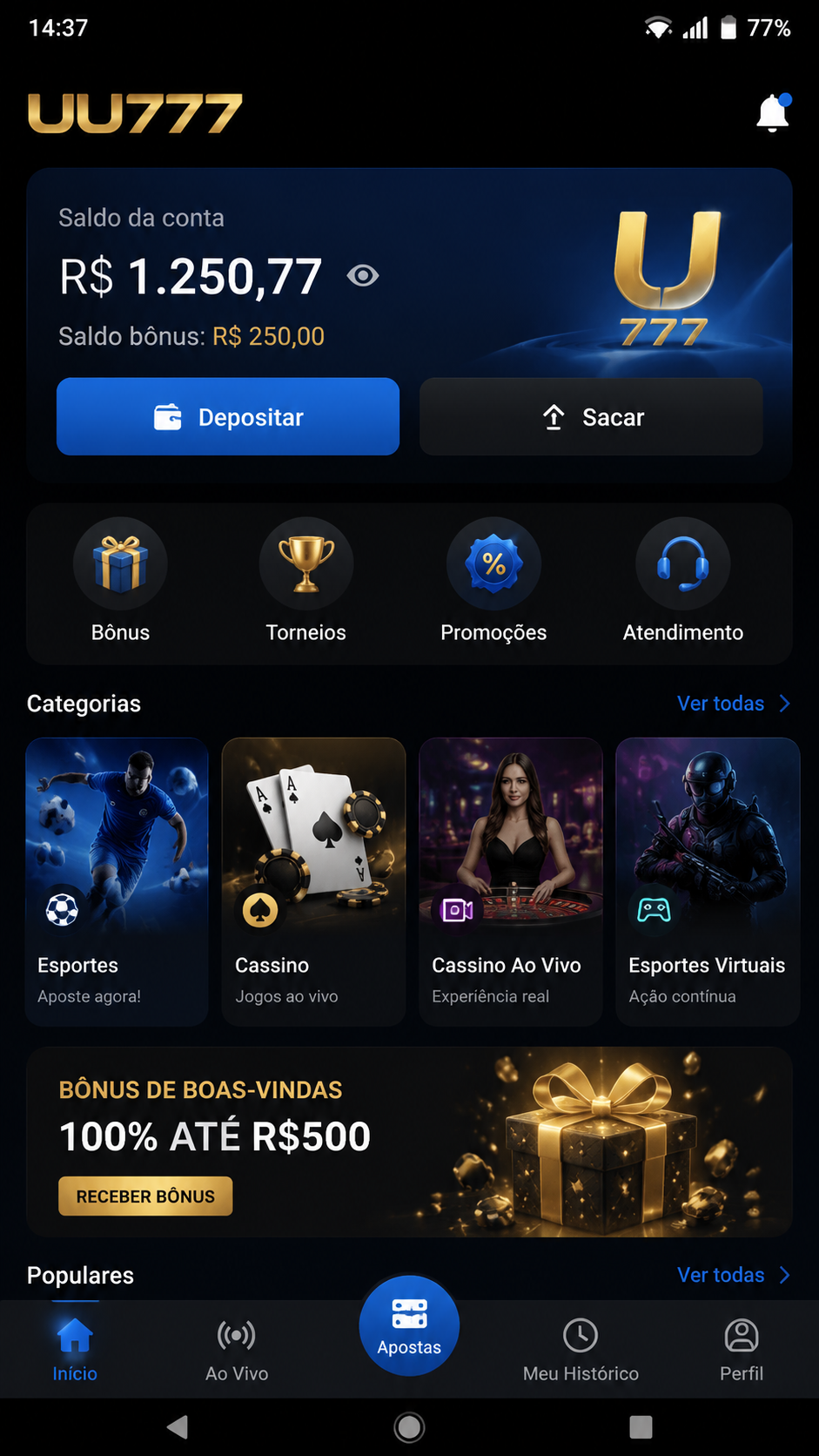 uu777 screenshot