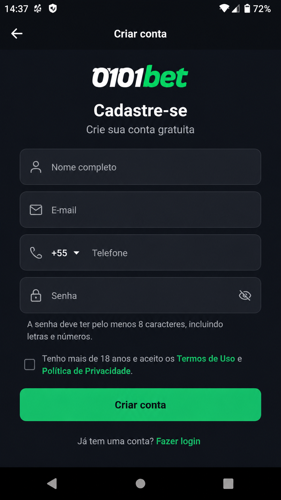 0101bet screenshot